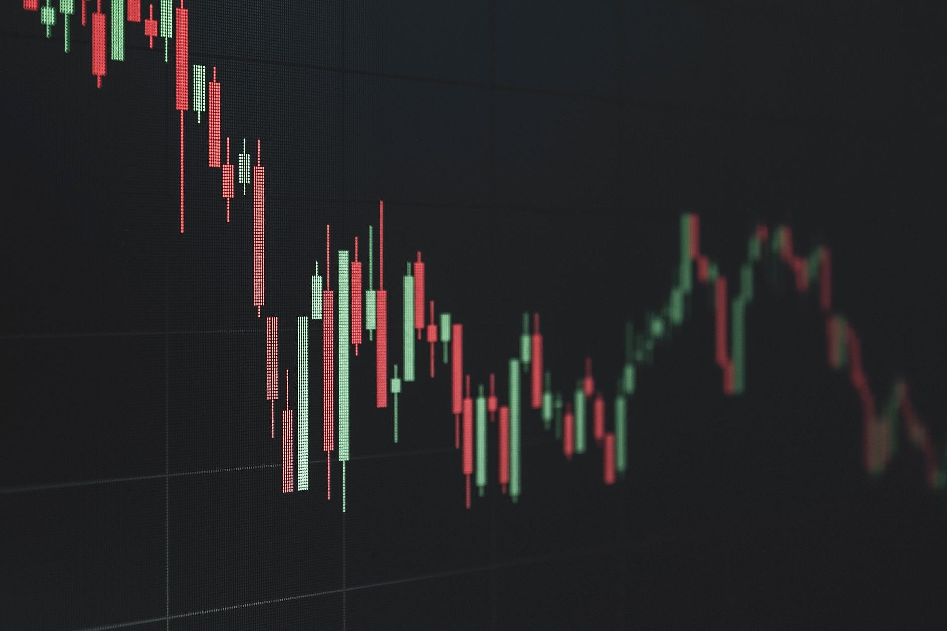 Business market trend analysis chart